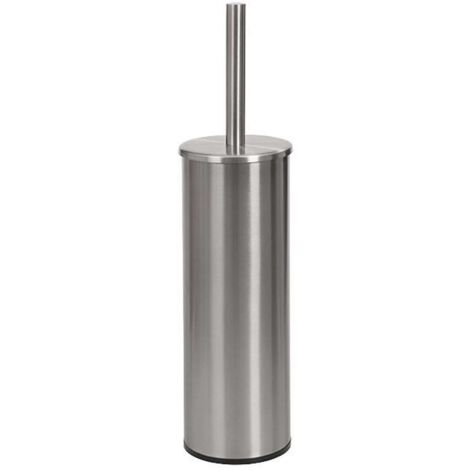 Sanela Accesorios de acero inoxidable - Escobilla de wc de pared con soporte, acero inoxidable mate SLZN 19X