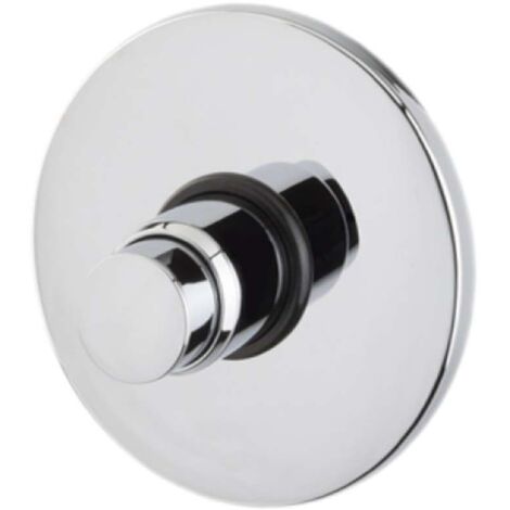 Sanela Accessoires - Chasse d'eau d'urinoir encastrée à fermeture automatique, chrome SLT 153P