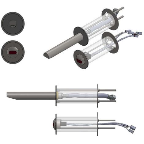 Sanela Accessoires - Ensemble de montage pour l’installation de mitigeurs de lavabo muraux SLA 52A