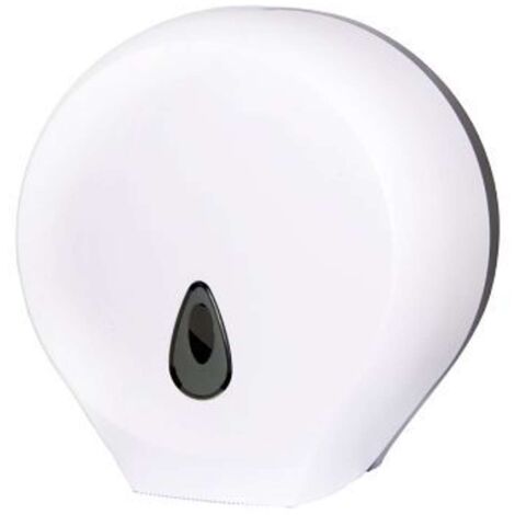 Sanela Accessori in plastica - Distributore di carta igienica, bianco SLDN 01