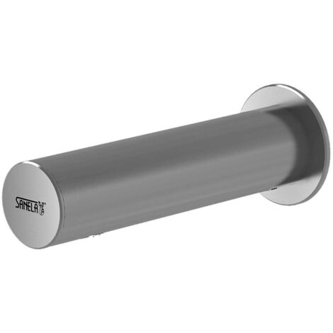 Sanela Grifos automáticos - Grifo de lavabo automática, alimentación de red, acero inoxidable SLU 43