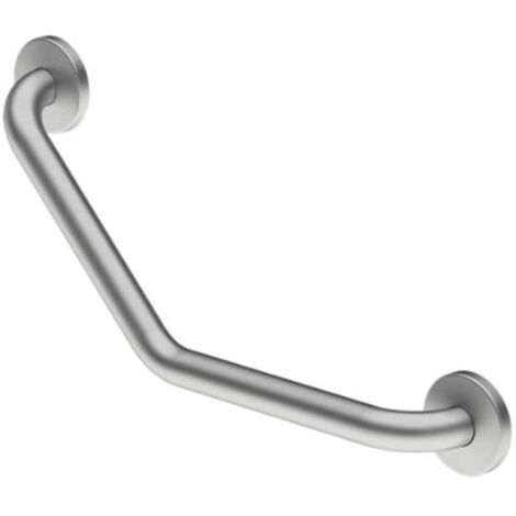 Sanela Maniglioni - Maniglione 47x19 cm, piegato, acciaio inox opaco SLZM 21X