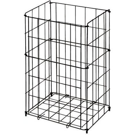 Sanela - Panier en fil de fer, 540x340x260 mm, acier / noir SLZN 42V