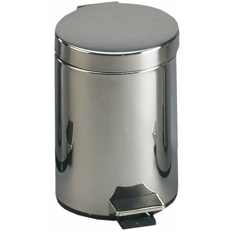 Sanela - Poubelle en inox, 5 l, mate SLZN 11X