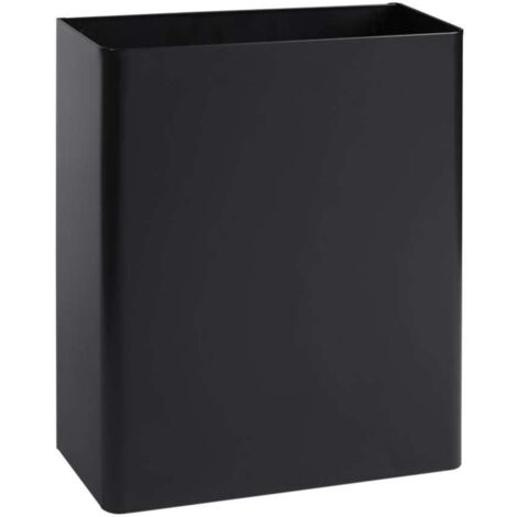 Sanela - Poubelle, volume 26,5 l, inox/noir SLZN 23V