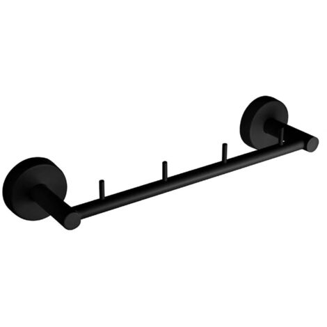 Sanela - Vierfachhaken, schwarz matt SLZD 38N