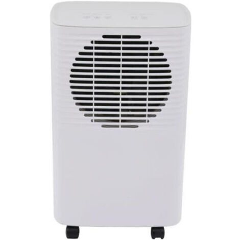 SANEO - Déshumidificateur d'air - 10 l/jour - 20m2 – Purificateur d'air - Séchage du linge - Drainage continu - Silencieux - Blanc