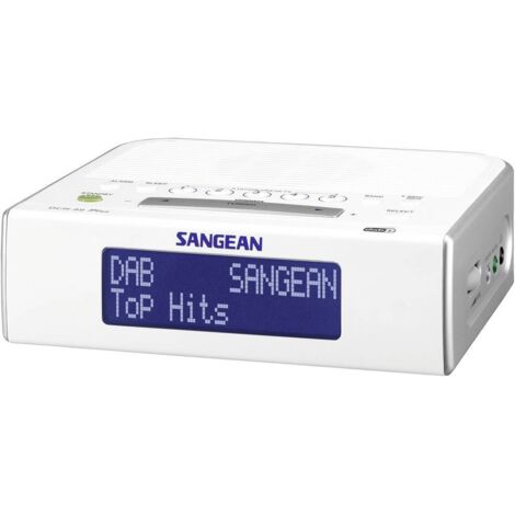 Sangean DCR-89+ Radiosveglia DAB+, FM AUX Bianco