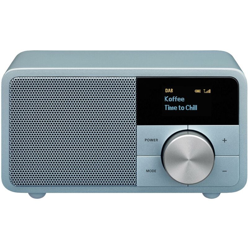 Genuine Mini DDR-7 Radio de table dab+, fm aux, Bluetooth turquoise R165721 - Sangean