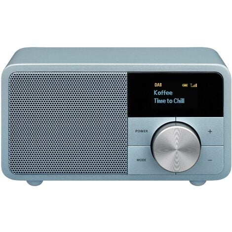 Sangean Genuine Mini DDR-7 Radio de table DAB+, FM AUX, Bluetooth turquoise R165721