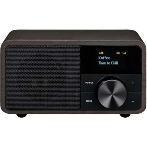 Sangean Genuine Mini DDR-7 Tischradio DAB+, UKW AUX, Bluetooth®   Dunkelbraun
