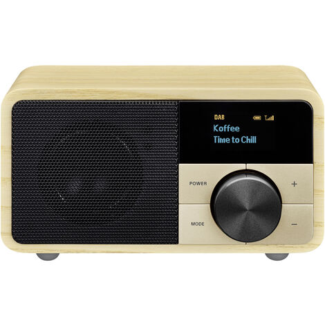 Sangean Genuine Mini DDR-7 Tischradio DAB+, UKW AUX, Bluetooth®   Holz
