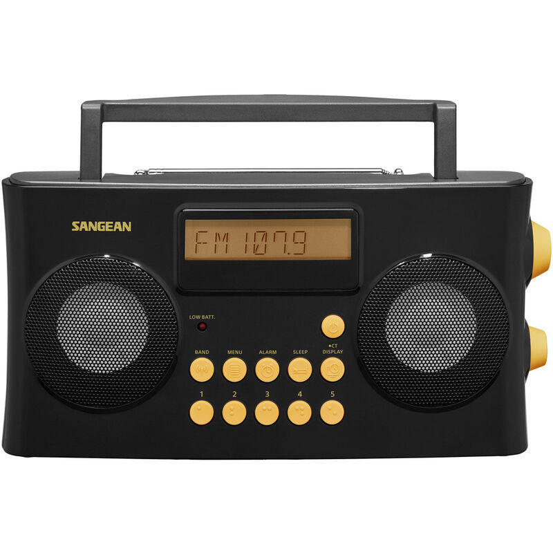 PR-D17 Taschenradio ukw, am, fm aux Sprachausgabe, Fühlbare Tasten, Weckfunktion Schwarz - Sangean