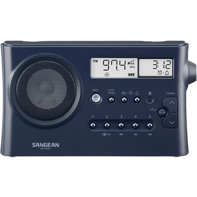 PR-D4BT Radio de table fm, am, am, fm Bluetooth fonction réveil bleu foncé X927142 - Sangean