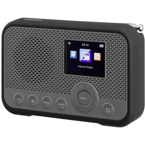 Sangean WFR-39 Radio por Internet con Dab+, FM, WiFi Nero Grigio