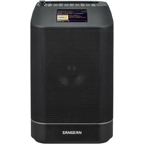 Sangean WFS-58 Radio Internet portative DAB+, FM, Internet AUX, Bluetooth, WiFi, radio internet multiroom noir C004571