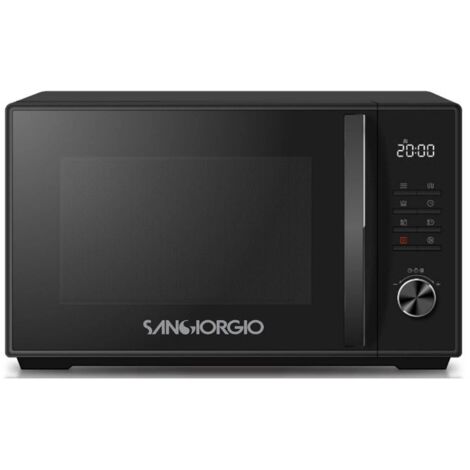SANGIORGIO Forno A Microonde Con Piatto XL 25 Litri Nero