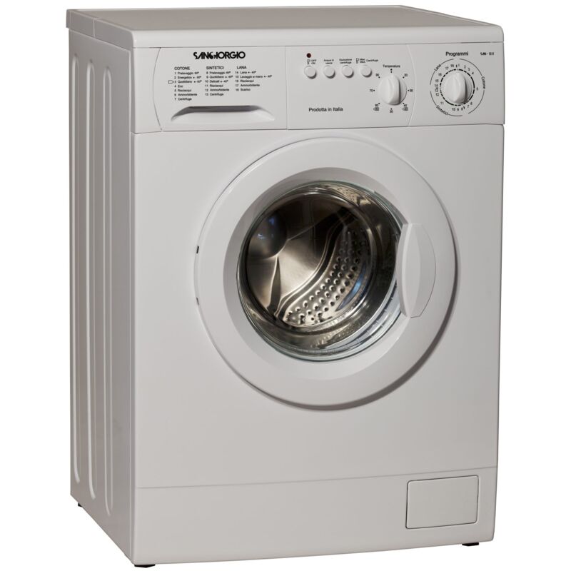 Image of Sangiorgio - Lavatrice S5510C Alta Efficienza Libera Installazione Caricamento Frontale 7kg Classe d Bianco