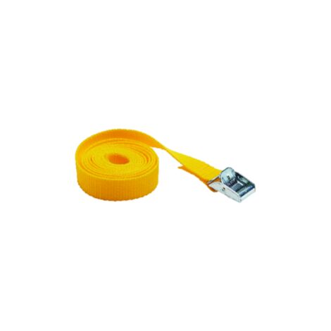 sangle à boucle de serrage de 1.5 mètre jaune