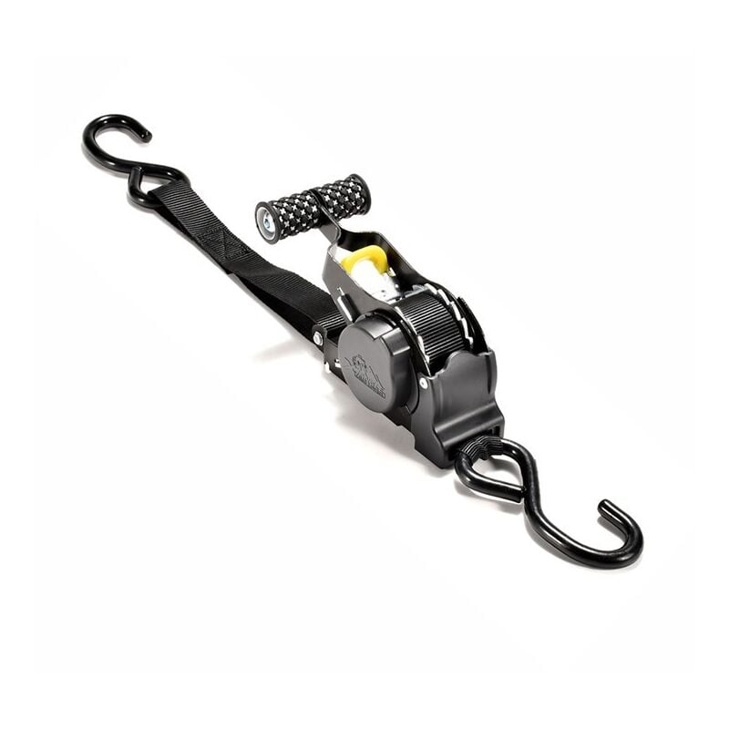 Sangle à cliquet auto-rétractable robuste 10' 1' avec crochet en s