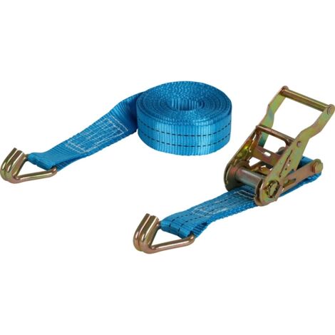 SANGLE A CLIQUET AVEC CROCHETS 5M 38MM 1000KG X1