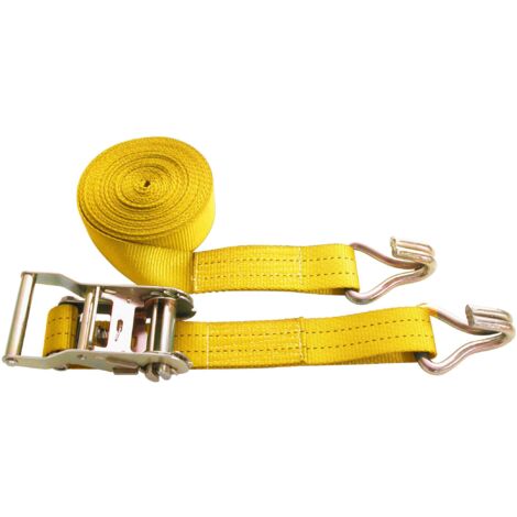 SANGLE A CLIQUET AVEC CROCHETS 6M TUV/GS X1