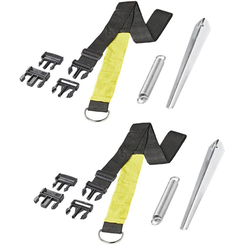 Mobilibrico - ProPlus 361728 Set de haubanage en cas de tempête 2 pc(s) A570173