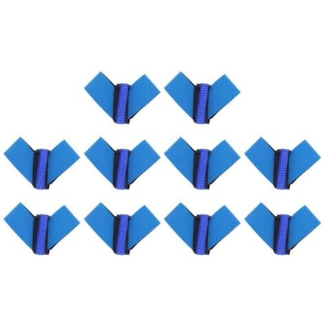 Sangle Antistatique Bleu Élastique 10 Pièces Accessoire Atelier Antidérapant