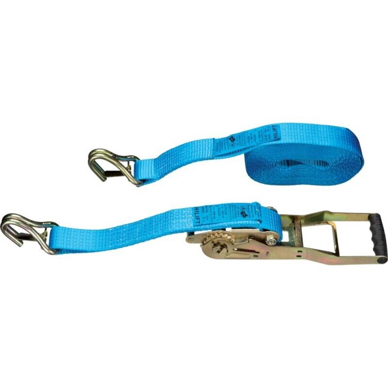 Sangle arrimage 6 m 50mm, 5 T,Mousqueton + crochet