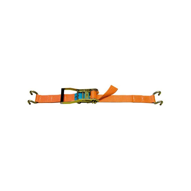 Cinghia di ancoraggio - Larg.50 mm - 5000 Kg - 2 ganci perimetrali - L.10 m - 4570C10 - Levac