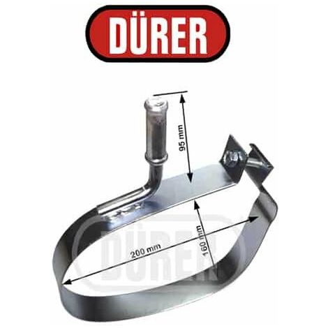 Sangle bande d'échappement pour Peugeot 207 207CC 207 SW C3 Picasso – Largeur optimisée pour meilleure performance – Compatible avec modèles spécifiques – Durer Germany