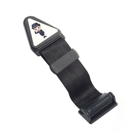 Sangle Ceinture de SéCurité Voiture Black Boucle de Protection pour SièGe, Réglable Ceinture de Sécurité à Boucle