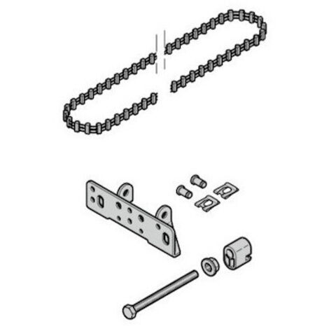 Sangle Courroie crantée Lg 7600mm pour rail L de Supramatic, Promatic Hormann