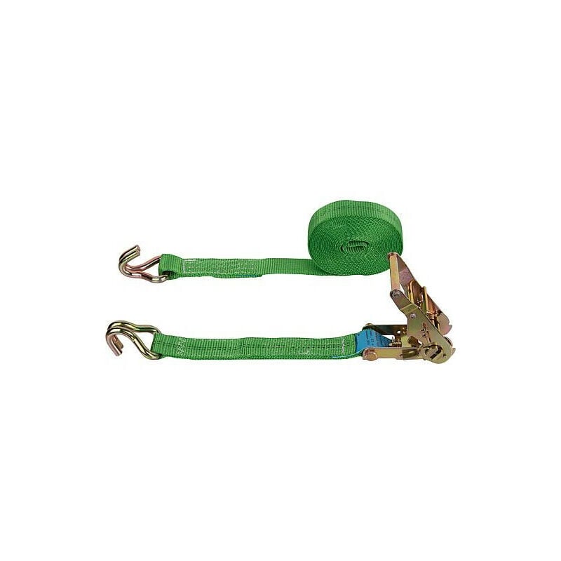 Sangle d'arimage en 2 parties din en 12995-2, vert, Sangle 35 mm - lg 6 m