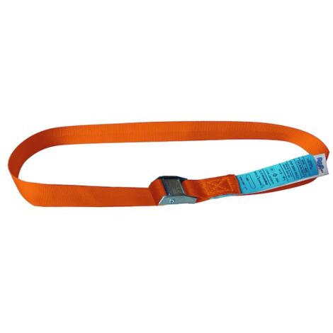 Sangle d'arrimage 1 partie 3 mètres Orange 125 daN - PMS INDUSTRIE