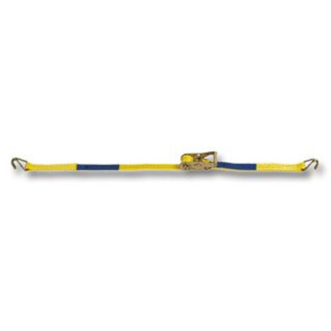 SANGLE D'ARRIMAGE 2 PIÈCES AVEC CLIQUET ET CROCHET POINTU 10 M YALE