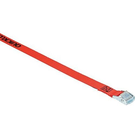 Sangle d'arrimage à pince de ceinture, monobloc Cambuckle 25mm 500 kg 2,5m
