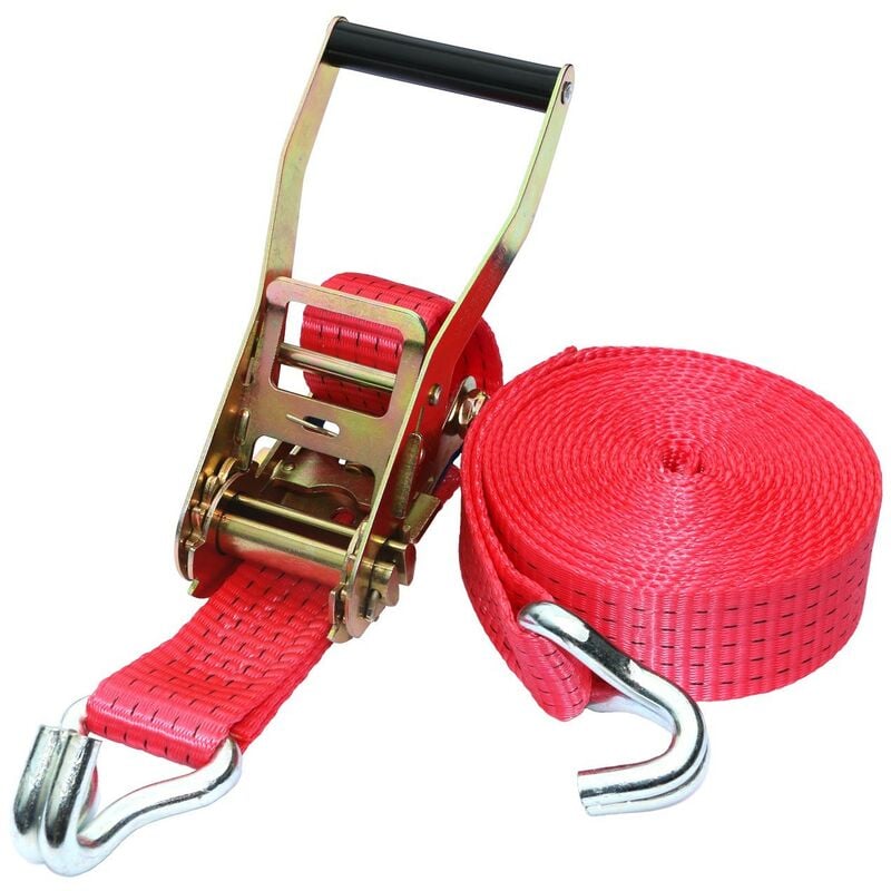 Sangle d'arrimage avec tendeur à cliquet 6 mètres - 5 tonnes