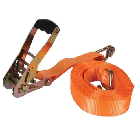 Sangle d'arrimage avec tendeur à cliquet pour charges lourdes 4500 kg - 50 mm x 8 m