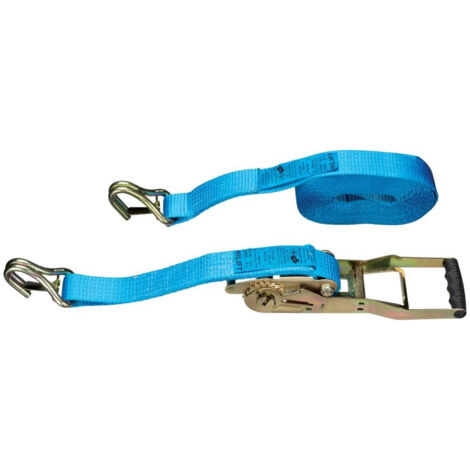 Sangle d'arrimage 'Š¢ levier long 8 m 50 mm, 5 T, mousquetons