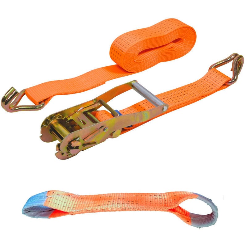 Abtech - Sangle d'arrimage voiture 3 pièces 2,5tonnes - 3,5m x 50mm