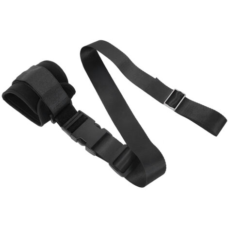 Sangle de Contention pour Membres - Fixation Poignet et Cheville pour Personnes Âgées - Noir