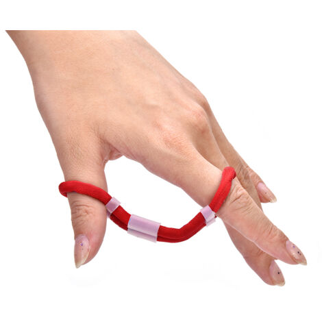 Sangle de doigt ajustable pour arc de chasse réglable, accessoire de tir à l'arc récurve rouge