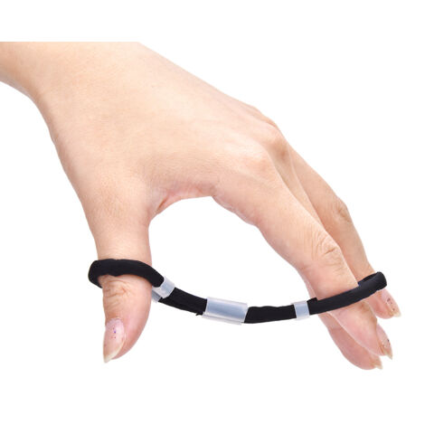 Sangle de doigt réglable pour arc de chasse récurve, accessoire noir de tir à l'arc.