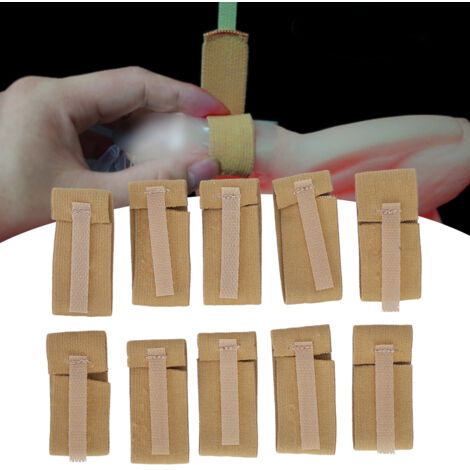 Sangle de fixation pour cathéter urinaire avec velcro, 10 pièces par sac, pour patients alités hommes
