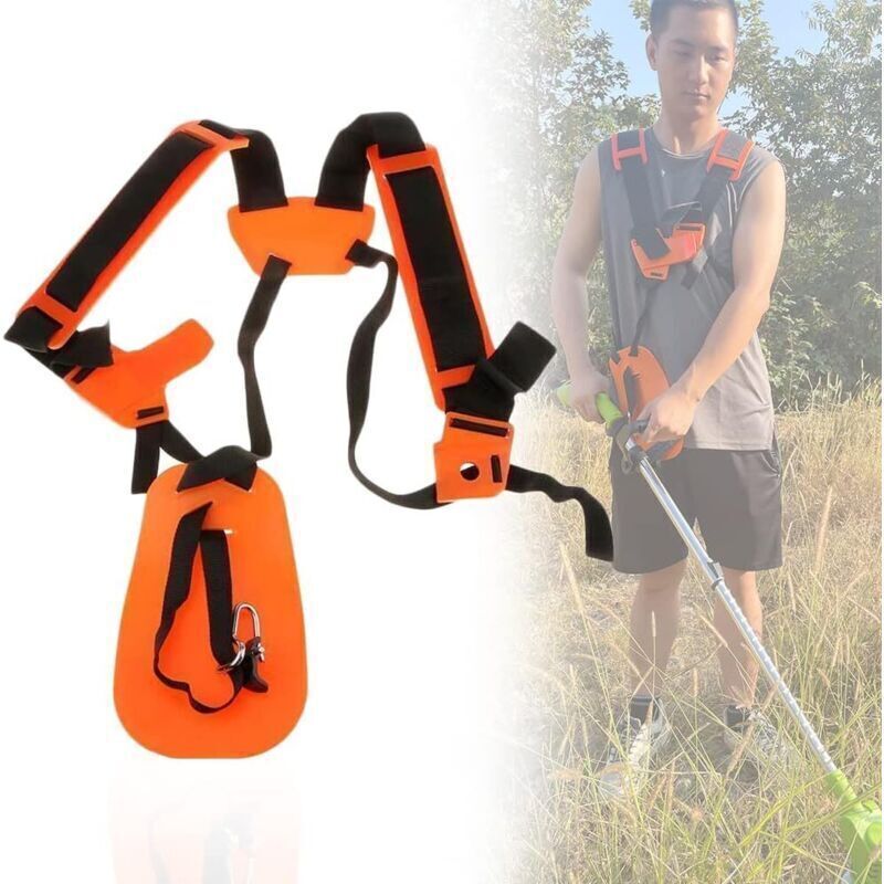 Sangle de harnais réglable pour tondeuse à gazon, ceinture d'épaule pour débroussailleuse, pièces d'aide au jardin