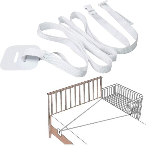 Sangle de lit, sangles de fixation pour lit bébé, barrière de lit latérale pour tout-petit