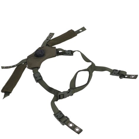 Sangle de mentonnière réglable à molette pour casque militaire MICH, système de suspension rapide, couleur vert olive