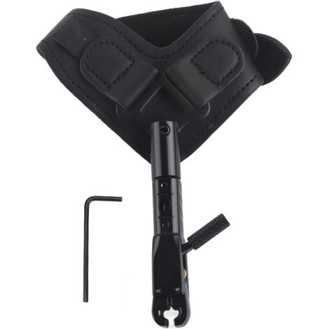 Sangle de Poignet Ajustable pour Tir à l'Arc - Accessoire de Chasse Flèche en PU Extérieur