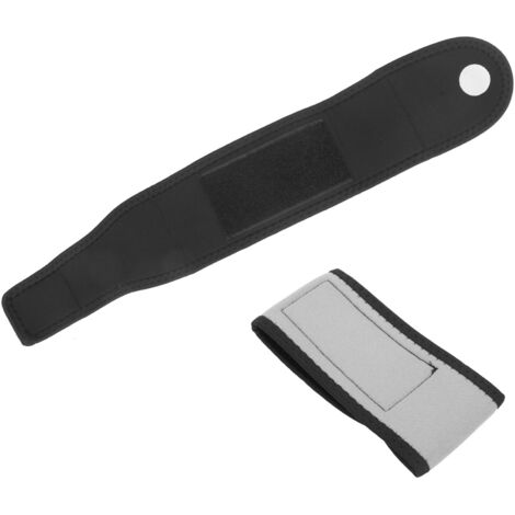 Sangle de Poignet pour Fitness, Cyclisme et Musculation - Couleur Noir Gris